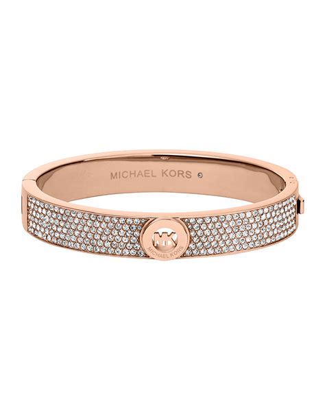 michael kors fulton bangle rose golden